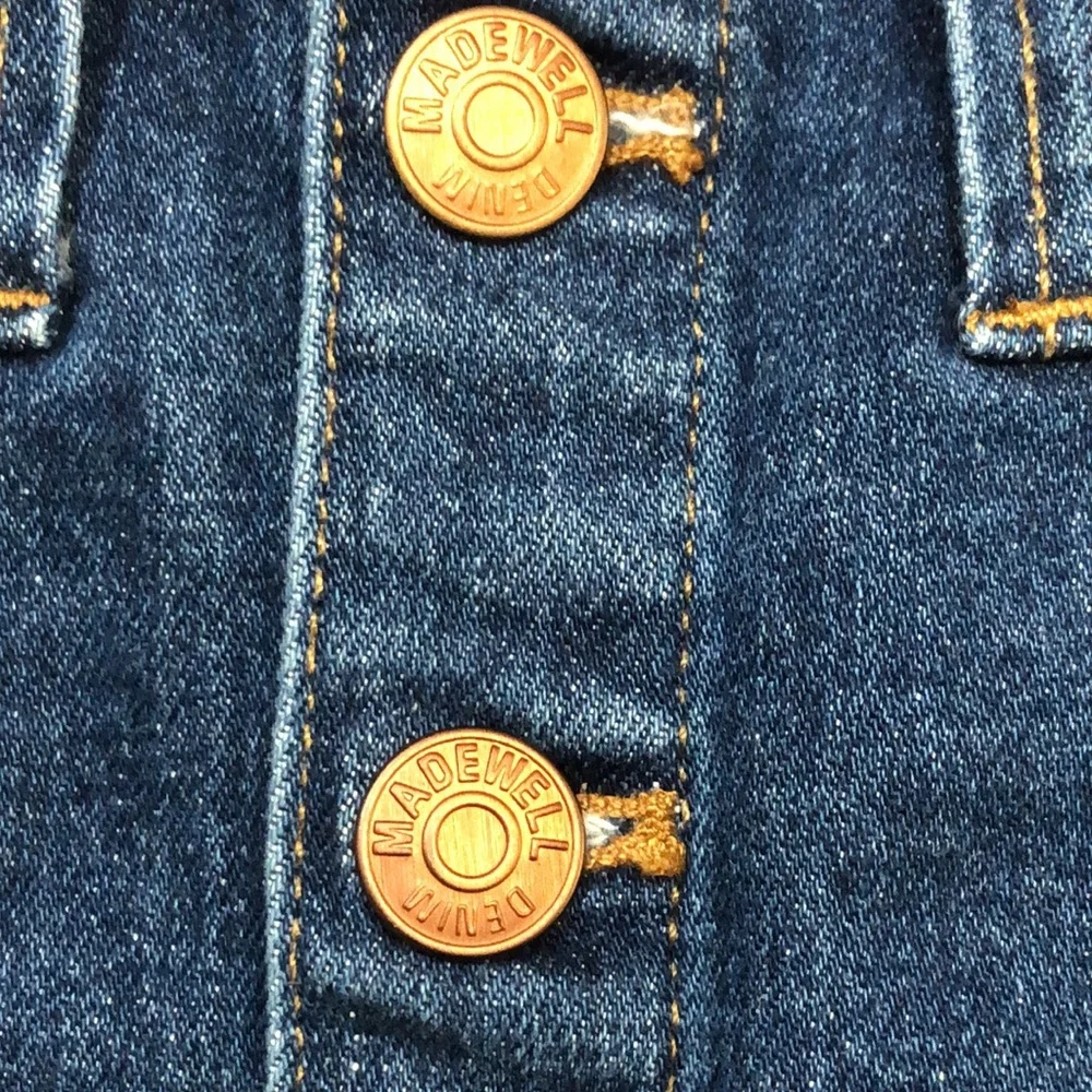 Madewell Denim Button Down Mini Skirt - Picture 6 of 8